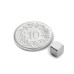supermagnete Haftmagnet Neodym 10 x 5 mm Würfel Silber supermagnete Haftmagnet Neodym 10 x 5 mm Würfel Silber
