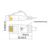 SLIM Slimpatchkabel Cat 6, UTP, 5 m, Grau