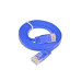 SLIM Slimpatchkabel Cat 6, UTP, 20 m, Blau