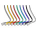 SLIM Slimpatchkabel  Cat 6, STP, 2 m, Grau