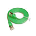 SLIM Slimpatchkabel  Cat 6, STP, 0.5 m, Grün