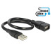 Delock USB 2.0-Kabel ShapeCable USB A - USB A 0.35 m