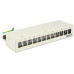 Delock Netzwerkpanel Keystone 12-Port Desktop, grau