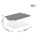 Rotho Aufbewahrungsbox Compact A4 / 13 Liter Anthrazit Rotho Aufbewahrungsbox Compact A4 / 13 Liter Anthrazit