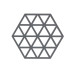 Zone Denmark Topfuntersetzer Triangle Grau