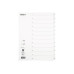 Biella Register A4 1 - 12 Karton weiss