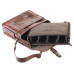 Alpenleder Kamera-Tasche Reporter Braun
