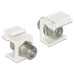 Delock Keystone-Modul Typ F Weiss Delock Keystone-Modul Typ F Weiss