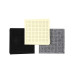 Creativ Company Bastelfilz 20 x 20 cm Grau/Schwarz/Beige