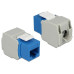 Delock Keystone-Modul RJ-45 Cat.6, UTP Blau Delock Keystone-Modul RJ-45 Cat.6, UTP Blau