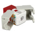 Delock Keystone-Modul RJ-45 Cat.6, UTP Rot Delock Keystone-Modul RJ-45 Cat.6, UTP Rot