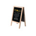 Securit Minikreidetafel Mini 25 x 15.2cm 2 in 1, Hellbraun/Schwarz