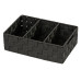 Wenko Aufbewahrungskorb Adria 32 x 21 x 10 cm, Schwarz