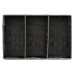 Wenko Aufbewahrungskorb Adria 32 x 21 x 10 cm, Schwarz