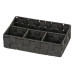 Wenko Aufbewahrungskorb Adria 26 x 17 x 6.5 cm, Schwarz Wenko Aufbewahrungskorb Adria 26 x 17 x 6.5 cm, Schwarz
