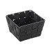 Wenko Aufbewahrungskorb Adria Mini Square 14 x 14 x 9 cm, Schwarz Wenko Aufbewahrungskorb Adria Mini Square 14 x 14 x 9 cm, Schwarz