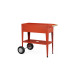 Herstera Hochbeet Urban Garden Trolley 75 x 35 x 80cm, Rot