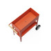 Herstera Hochbeet Urban Garden Trolley 75 x 35 x 80cm, Rot