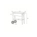 Herstera Hochbeet Urban Garden Trolley 75 x 35 x 80cm, Rot