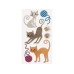 Heyda Motivsticker Mix Katzen