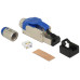 Delock Stecker RJ45 Cat.8 Feldkonfektion, 1 Stück, AWG23-26 Delock Stecker RJ45 Cat.8 Feldkonfektion, 1 Stück, AWG23-26