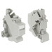 Delock Hutschienenhalter Keystone mit Staubschutz