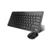 Rapoo Tastatur-Maus-Set 8000M Schwarz/Grau