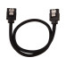 Corsair SATA3-Kabel Premium Set Schwarz 30 cm