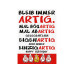ABC Geburtstagskarte Humor, Maxi