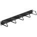 Delock Kabelführungspanel 42496 19 Rack, Schwarz