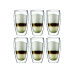 Bodum Thermobecher Pavina 450 ml, 6 Stück, Transparent
