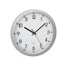 TFA Dostmann Funk-Wanduhr Analog, Ø 30 cm, Silber