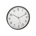 TFA Dostmann Funk-Wanduhr Ø 30.5 cm, Schwarz