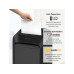 Fellowes Aktenvernichter LX211 P-5, 15 Seiten, Schwarz