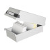 HAN Karteibox A6 Quer, 1300 Karten, Grau