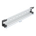 Delock Hutschiene/DIN Rail 35 x 15 mm, 25 cm aus Aluminium Delock Hutschiene/DIN Rail 35 x 15 mm, 25 cm aus Aluminium