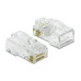 Delock Stecker RJ45 Cat.6 UTP 20 Stück, Transparent Delock Stecker RJ45 Cat.6 UTP 20 Stück, Transparent