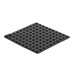 Delock Gummifüsse 5 x 2mm rund, selbstklebend, 100 Stück, schwarz
