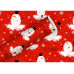 Braun + Company Geschenkpapier Bobby Brown 70 cm x 2 m, Rot