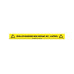 Advance Warnband Social Distancing Tape Français 50 mm x 66 m, Gelb
