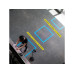 Advance Warnband Social Distancing Tape Français 50 mm x 66 m, Gelb
