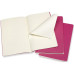 Moleskine Notizbuch A5 Blanko, Pink, 3-teilig Moleskine Notizbuch A5 Blanko, Pink, 3-teilig