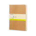 Moleskine Notizbuch XL Blanko, Hellbraun, 3er Set