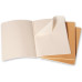 Moleskine Notizbuch XL Blanko, Hellbraun, 3er Set