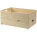 Holz Zollhaus Aufbewahrungskiste Kiefer 40 x 14 x 60 cm, Braun