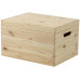 Holz Zollhaus Aufbewahrungsbox mit Deckel, Kiefer 30 x 23 x 40 cm, Braun Holz Zollhaus Aufbewahrungsbox mit Deckel, Kiefer 30 x 23 x 40 cm, Braun