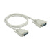 Delock Anschlusskabel D-Sub15 Stecker zu Stecker 1 m