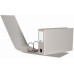 Biella Ordner Strong A5 quer 8 cm, Grau