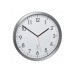 TFA Dostmann Funk-Wanduhr Silber
