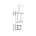 GROHE Toilettenbürste Selection Cube Chrom